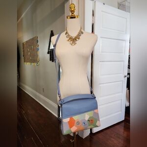 Min & Mon Floral Broidered Crossbody Shoukder Bag